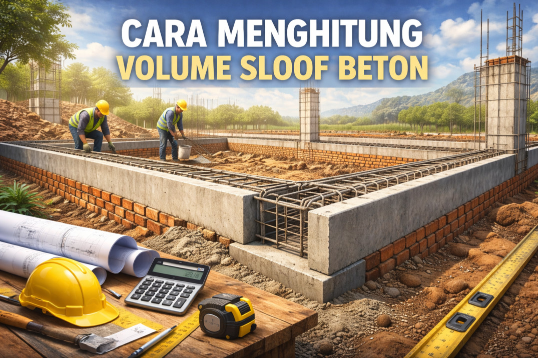 Teknik Menghitung Volume Sloof Beton Bertulang (Struktur Bawah)