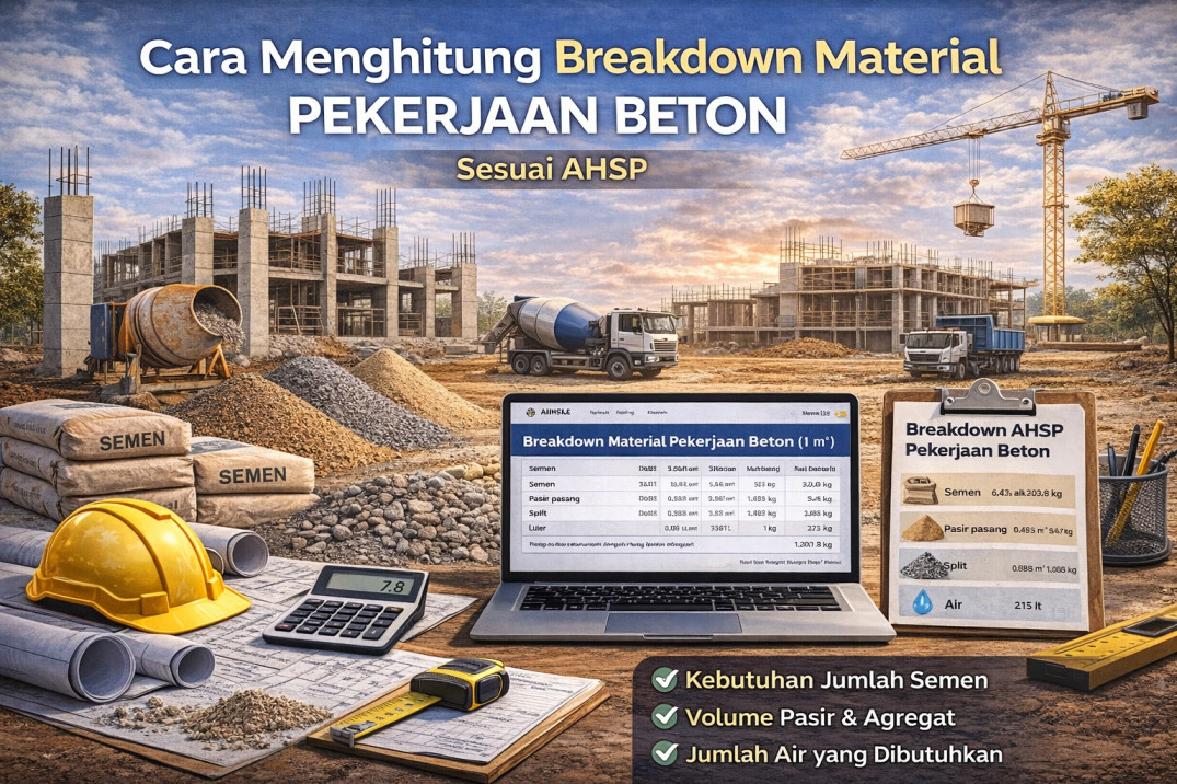 Cara Menghitung Koefisien AHSP Pekerjaan Beton: Tenaga Kerja, Bahan & Alat