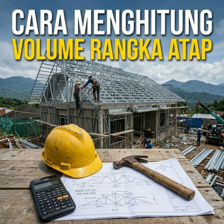 Cara Menghitung Volume Rangka Atap Baja Ringan secara Akurat (m2)